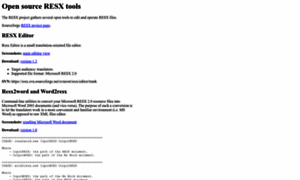 Resx.sourceforge.net thumbnail
