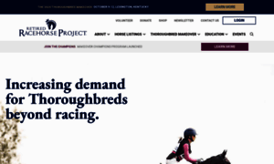 Retiredracehorsetraining.org thumbnail