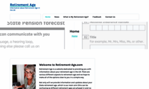 Retirement-age.com thumbnail