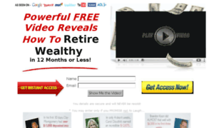 Retirewealthyin12months.com thumbnail