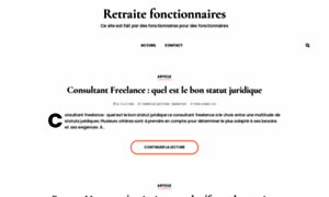 Retraitefonctionnaires.fr thumbnail
