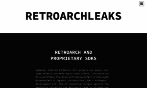 Retroarchleaks.wordpress.com thumbnail