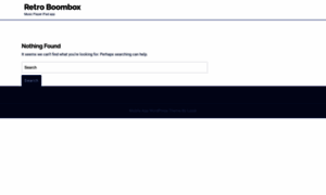 Retroboomboxapp.com thumbnail