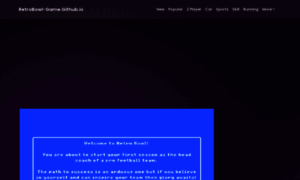 Retrobowl-game.github.io thumbnail