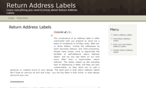 Returnaddresslabels.org thumbnail