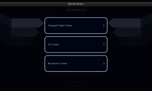 Returnflight.net thumbnail