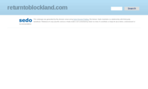Returntoblockland.com thumbnail