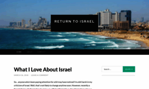 Returntoisraelblog.wordpress.com thumbnail