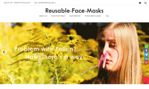 Reusablefacemasks.com thumbnail