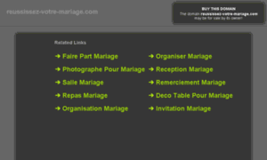 Reussissez-votre-mariage.com thumbnail