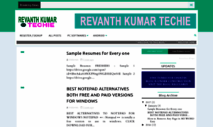 Revanthkumartechie.blogspot.com thumbnail