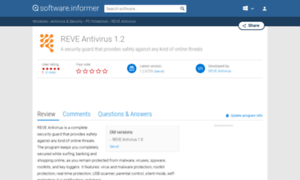 Reve-antivirus.software.informer.com thumbnail