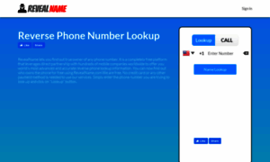 Revealname.com thumbnail