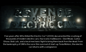 Revengeoftheelectriccar.com thumbnail