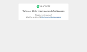 Revenuehits.freshdesk.com thumbnail