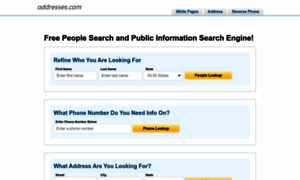 Reverse-addresses-lookup.addresses.com thumbnail