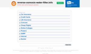 Reverse-osmosis-water-filter.info thumbnail