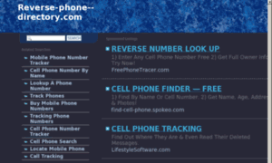 Reverse-phone--directory.com thumbnail