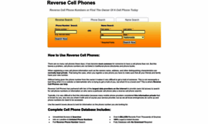Reversecellphones.com thumbnail