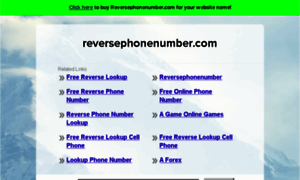 Reversephonenumber.com thumbnail