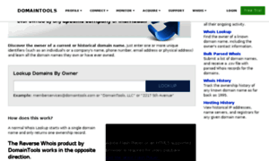 Reversewhois.domaintools.com thumbnail