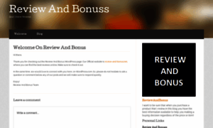 Reviewandbonuss.wordpress.com thumbnail