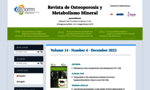 Revistadeosteoporosisymetabolismomineral.com thumbnail