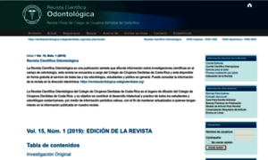 Revistaodontologica.colegiodentistas.org thumbnail