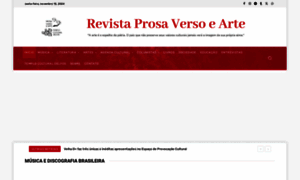 Revistaprosaversoearte.com thumbnail