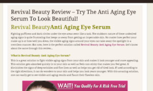 Revivaleyeserum.com thumbnail