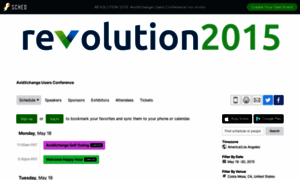 Revolution2015avidxchangeusersco.sched.org thumbnail
