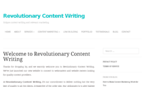 Revolutionarycontentwriting.com thumbnail