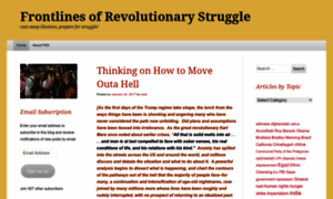Revolutionaryfrontlines.wordpress.com thumbnail