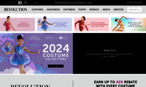 Revolutiondancewear.com thumbnail