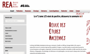 Revue-etudes-anciennes.fr thumbnail