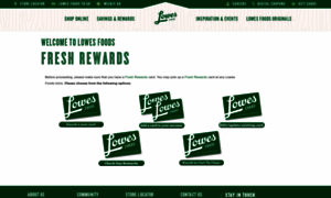 Rewards.lowesfoods.com thumbnail