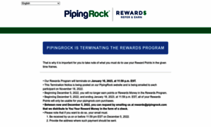 Rewards.pipingrock.com thumbnail
