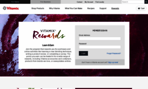 Rewards.vitamix.com thumbnail