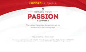 Rewardyourpassion.ferraristore.com thumbnail