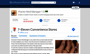 Rfactor-mod-manager.software.informer.com thumbnail