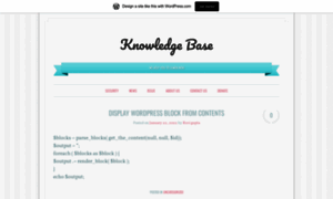 Rgknowledgebase.wordpress.com thumbnail