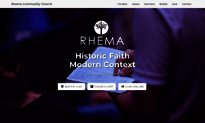 Rhemacommunitychurch.org thumbnail