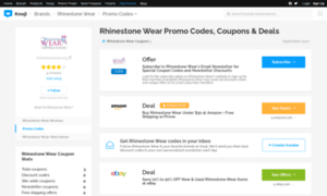 Rhinestonewear.bluepromocode.com thumbnail