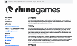 Rhinogamesinc.com thumbnail