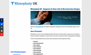 Rhinoplasty-surgeons.co.uk thumbnail