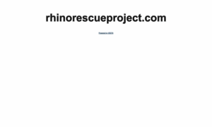 Rhinorescueproject.com thumbnail