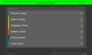 Rhythm-magic-motion-clocks.com thumbnail