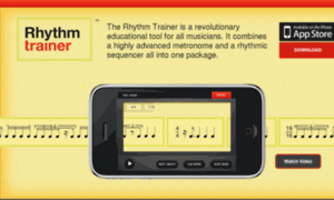 Rhythmtrainerapp.com thumbnail