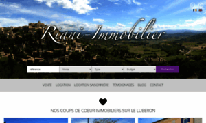 Riani-immobilier.com thumbnail