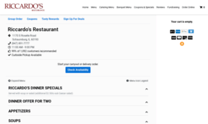 Riccardosrestaurantil.com thumbnail